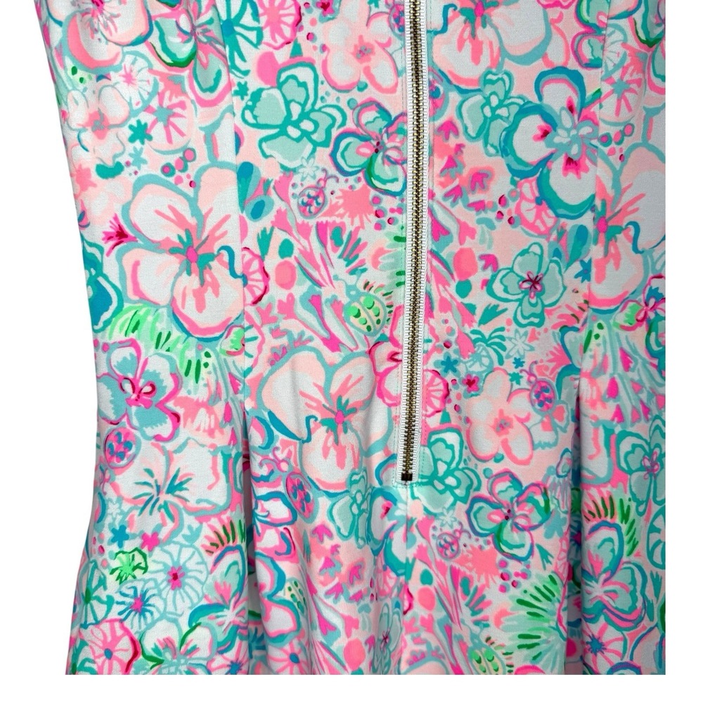 NWOT Lilly Pulitzer Kinsey Dress XS Resort Pink Love Bug Beachy Colorful Pockets - Picture 5 of 8